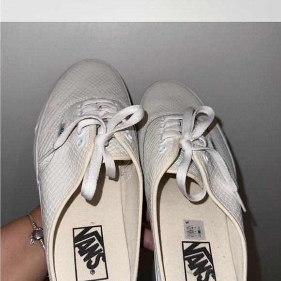 Vans White Slip-On Sneakers - Picture 2 of 3